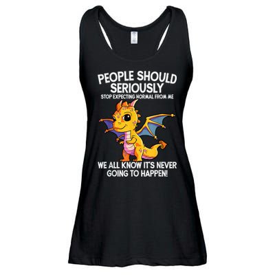 Cute Dragon Seriously Dragon For Women And Girls Ladies Essential Flowy Tank