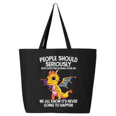 Cute Dragon Seriously Dragon For Women And Girls 25L Jumbo Tote