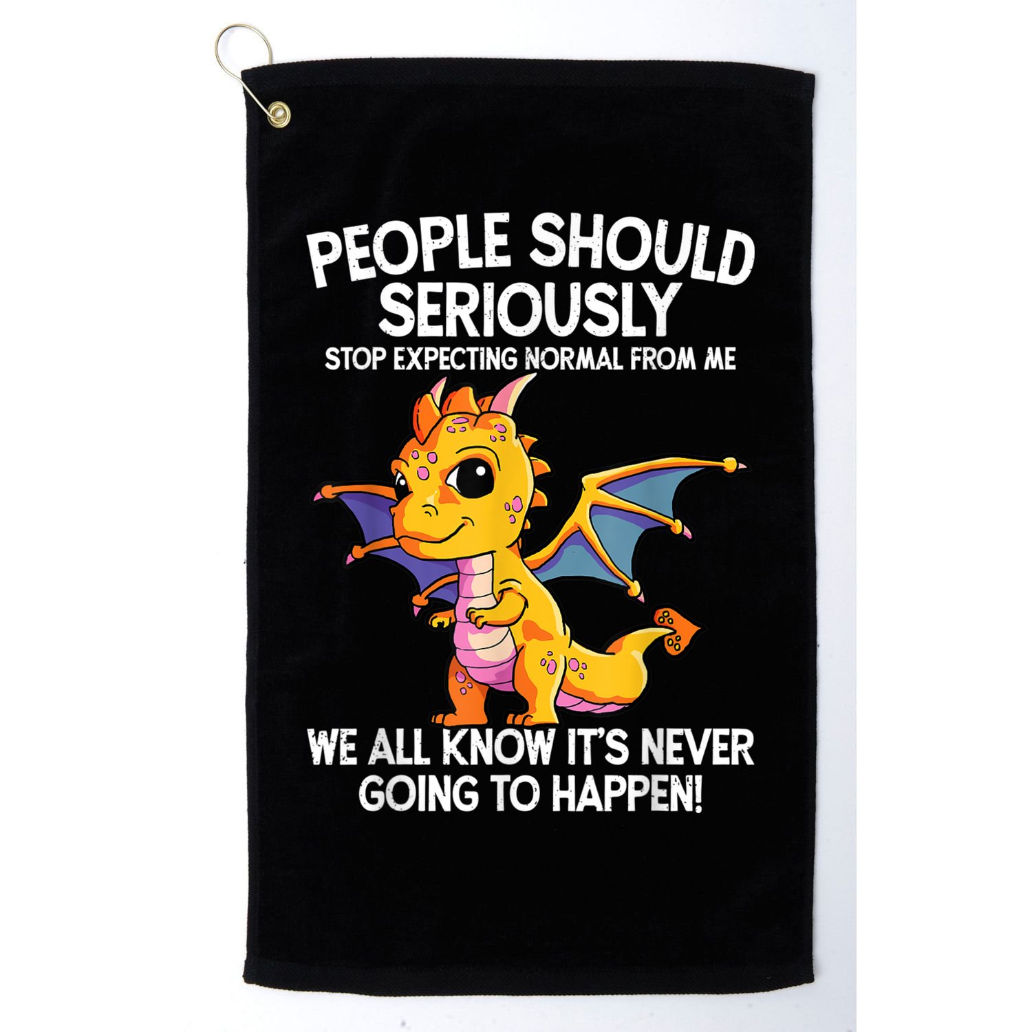 Cute Dragon Seriously Dragon For Women And Girls Golf Towel