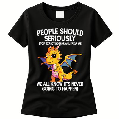 Cute Dragon Seriously Dragon For Women And Girls Womens T-Shirt