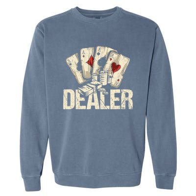 Casino Dealer Shirt Poker Dealer Shirt Costume Accessories Garment-Dyed Sweatshirt