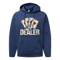 Casino Dealer Shirt Poker Dealer Shirt Costume Accessories Performance Fleece Hoodie