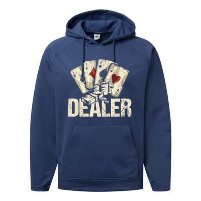 Casino Dealer Shirt Poker Dealer Shirt Costume Accessories Performance Fleece Hoodie