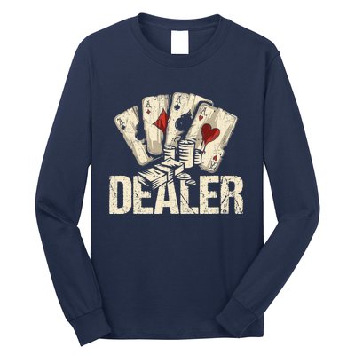 Casino Dealer Shirt Poker Dealer Shirt Costume Accessories Long Sleeve Shirt