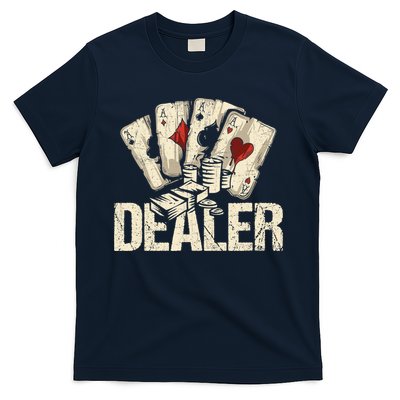 Casino Dealer Shirt Poker Dealer Shirt Costume Accessories T-Shirt