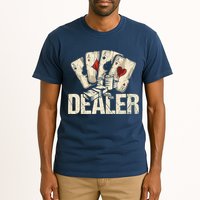 Casino Dealer Shirt Poker Dealer Shirt Costume Accessories Tall T-Shirt