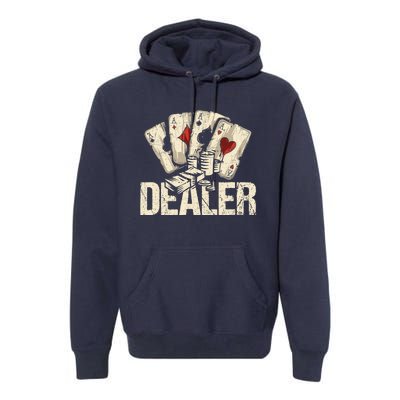 Casino Dealer Shirt Poker Dealer Shirt Costume Accessories Premium Hoodie