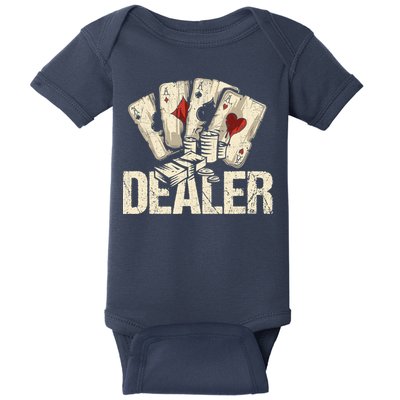 Casino Dealer Shirt Poker Dealer Shirt Costume Accessories Baby Bodysuit