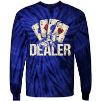 Casino Dealer Shirt Poker Dealer Shirt Costume Accessories Tie-Dye Long Sleeve Shirt