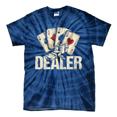 Casino Dealer Shirt Poker Dealer Shirt Costume Accessories Tie-Dye T-Shirt