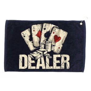 Casino Dealer Shirt Poker Dealer Shirt Costume Accessories Grommeted Golf Towel