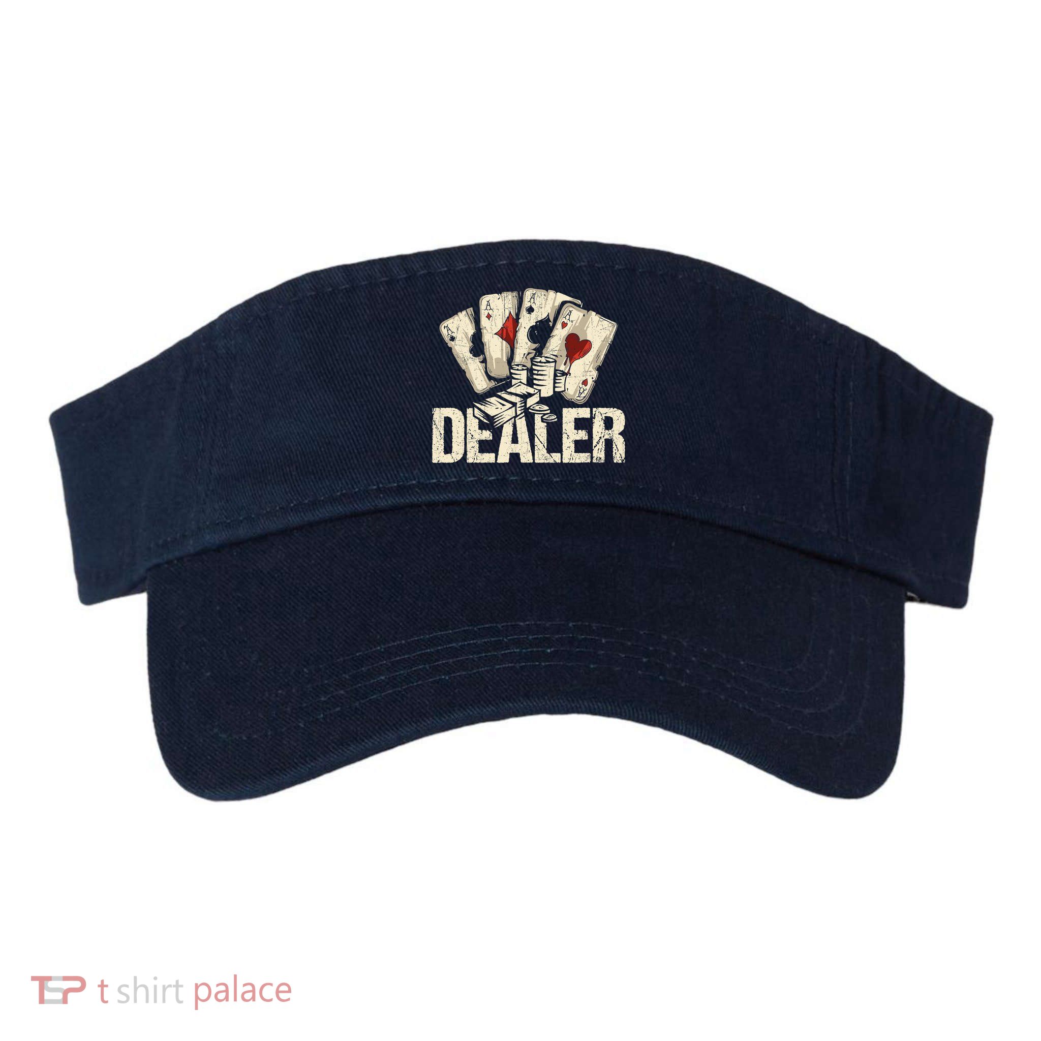 Casino Dealer Shirt Poker Dealer Shirt Costume Accessories Visor