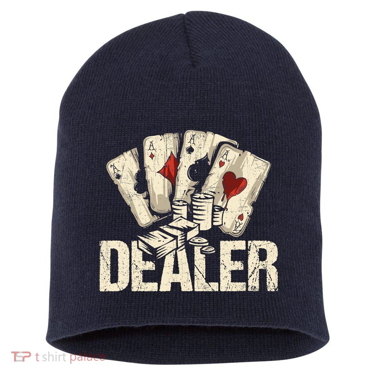 Casino Dealer Shirt Poker Dealer Shirt Costume Accessories Short Acrylic Beanie