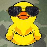 Cool Duckie Sunglasses Duckling Funny Ducky Rubber Duck Legacy Tie Dye Trucker Hat
