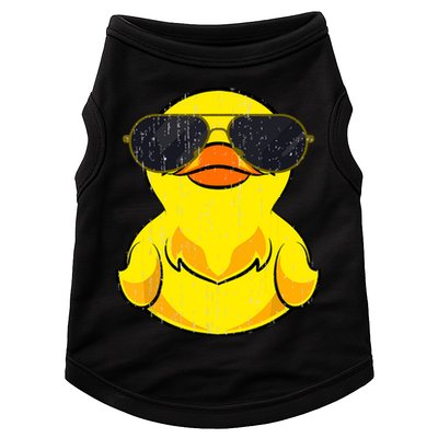 Cool Duckie Sunglasses Duckling Funny Ducky Rubber Duck Doggie Tank
