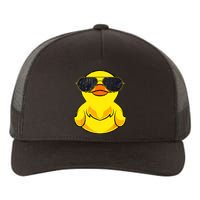 Cool Duckie Sunglasses Duckling Funny Ducky Rubber Duck Yupoong Adult 5-Panel Trucker Hat