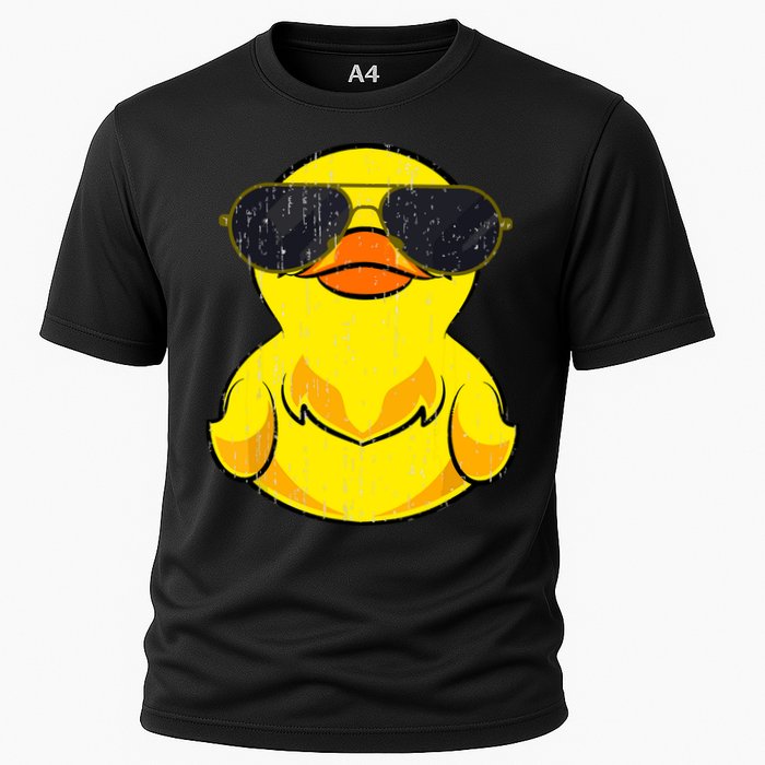 Cool Duckie Sunglasses Duckling Funny Ducky Rubber Duck Performance Shirt