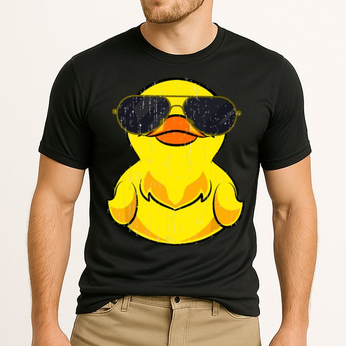 Cool Duckie Sunglasses Duckling Funny Ducky Rubber Duck Performance Shirt