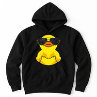 Cool Duckie Sunglasses Duckling Funny Ducky Rubber Duck Hoodie