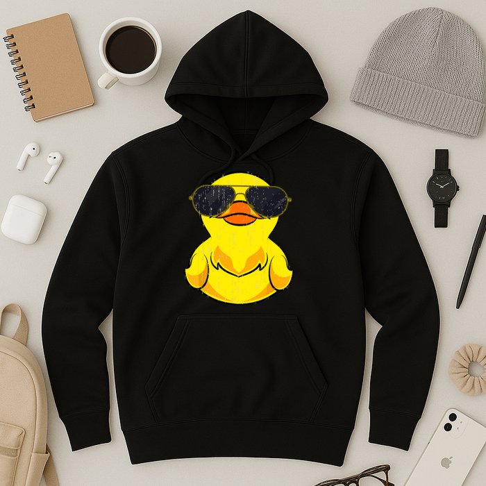Cool Duckie Sunglasses Duckling Funny Ducky Rubber Duck Hoodie