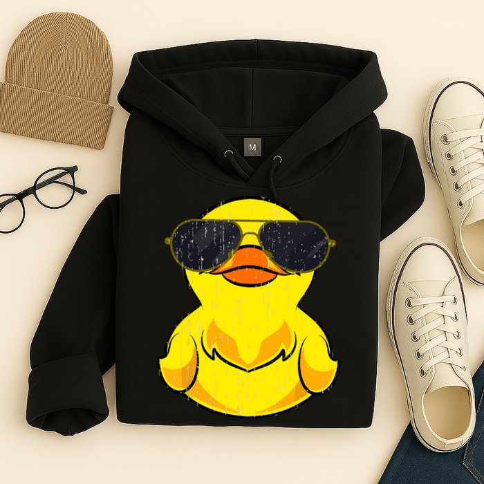 Cool Duckie Sunglasses Duckling Funny Ducky Rubber Duck Hoodie