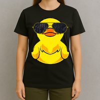 Cool Duckie Sunglasses Duckling Funny Ducky Rubber Duck T-Shirt