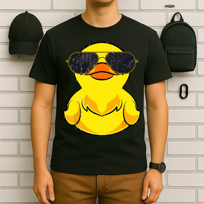 Cool Duckie Sunglasses Duckling Funny Ducky Rubber Duck T-Shirt
