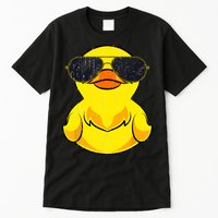 Cool Duckie Sunglasses Duckling Funny Ducky Rubber Duck Tall T-Shirt