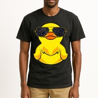 Cool Duckie Sunglasses Duckling Funny Ducky Rubber Duck Tall T-Shirt