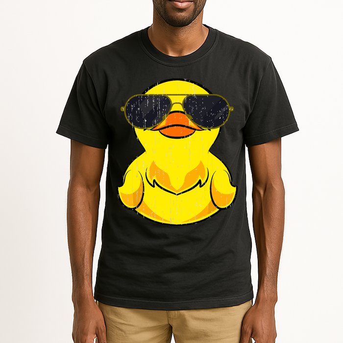 Cool Duckie Sunglasses Duckling Funny Ducky Rubber Duck Tall T-Shirt