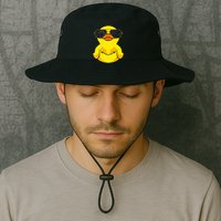 Cool Duckie Sunglasses Duckling Funny Ducky Rubber Duck Bucket Hat