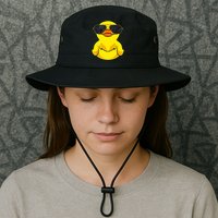 Cool Duckie Sunglasses Duckling Funny Ducky Rubber Duck Bucket Hat