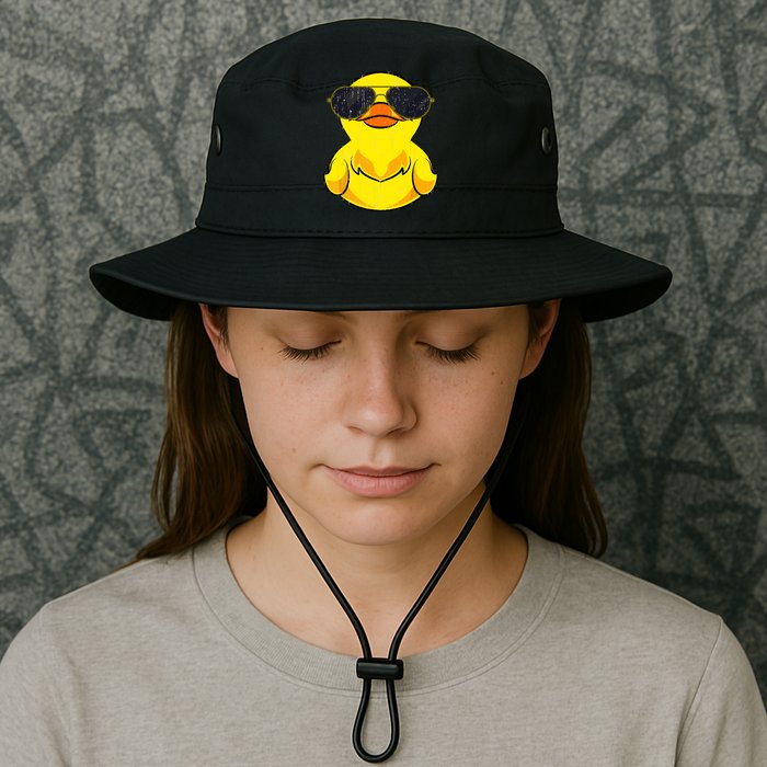 Cool Duckie Sunglasses Duckling Funny Ducky Rubber Duck Bucket Hat