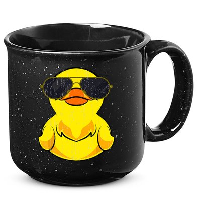Cool Duckie Sunglasses Duckling Funny Ducky Rubber Duck 15oz Campfire Ceramic Mug