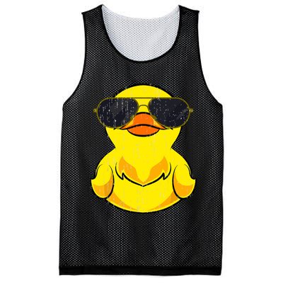 Cool Duckie Sunglasses Duckling Funny Ducky Rubber Duck Mesh Reversible Basketball Jersey Tank