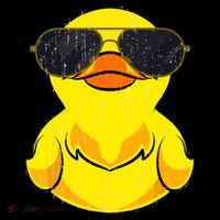 Cool Duckie Sunglasses Duckling Funny Ducky Rubber Duck Mesh Reversible Basketball Jersey Tank