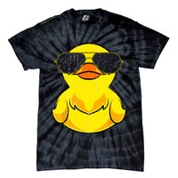 Cool Duckie Sunglasses Duckling Funny Ducky Rubber Duck Tie-Dye T-Shirt