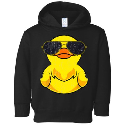 Cool Duckie Sunglasses Duckling Funny Ducky Rubber Duck Toddler Hoodie