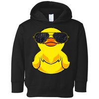 Cool Duckie Sunglasses Duckling Funny Ducky Rubber Duck Toddler Hoodie