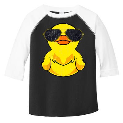 Cool Duckie Sunglasses Duckling Funny Ducky Rubber Duck Toddler Fine Jersey T-Shirt
