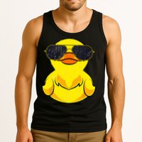 Cool Duckie Sunglasses Duckling Funny Ducky Rubber Duck Tank Top