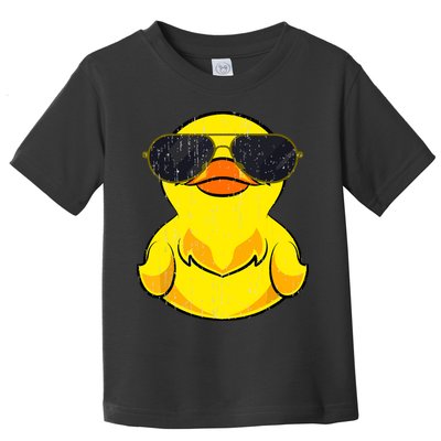 Cool Duckie Sunglasses Duckling Funny Ducky Rubber Duck Toddler T-Shirt