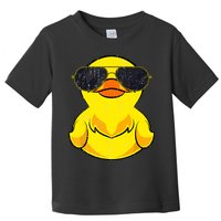 Cool Duckie Sunglasses Duckling Funny Ducky Rubber Duck Toddler T-Shirt