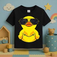 Cool Duckie Sunglasses Duckling Funny Ducky Rubber Duck Toddler T-Shirt
