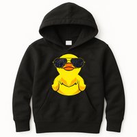 Cool Duckie Sunglasses Duckling Funny Ducky Rubber Duck Kids Hoodie