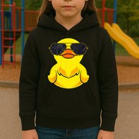Cool Duckie Sunglasses Duckling Funny Ducky Rubber Duck Kids Hoodie