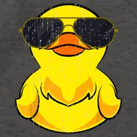 Cool Duckie Sunglasses Duckling Funny Ducky Rubber Duck Vector Backpack
