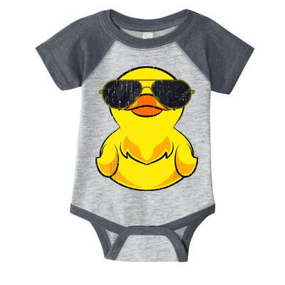 Cool Duckie Sunglasses Duckling Funny Ducky Rubber Duck Infant Baby Jersey Bodysuit