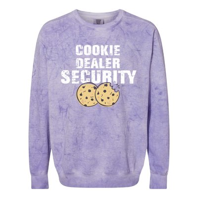 Cookie Dealer Security Meaningful Gift Scout Gift Colorblast Crewneck Sweatshirt