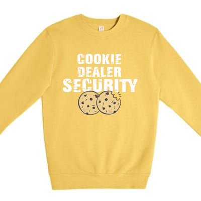 Cookie Dealer Security Meaningful Gift Scout Gift Premium Crewneck Sweatshirt